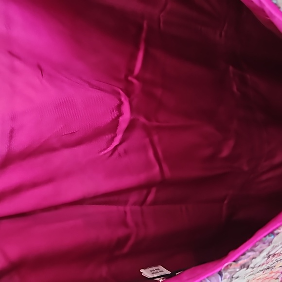 PATRICIA RHODES Sleeveless Silk Magenta and multi colored sequins dress Size 8 - Picture 10 of 16